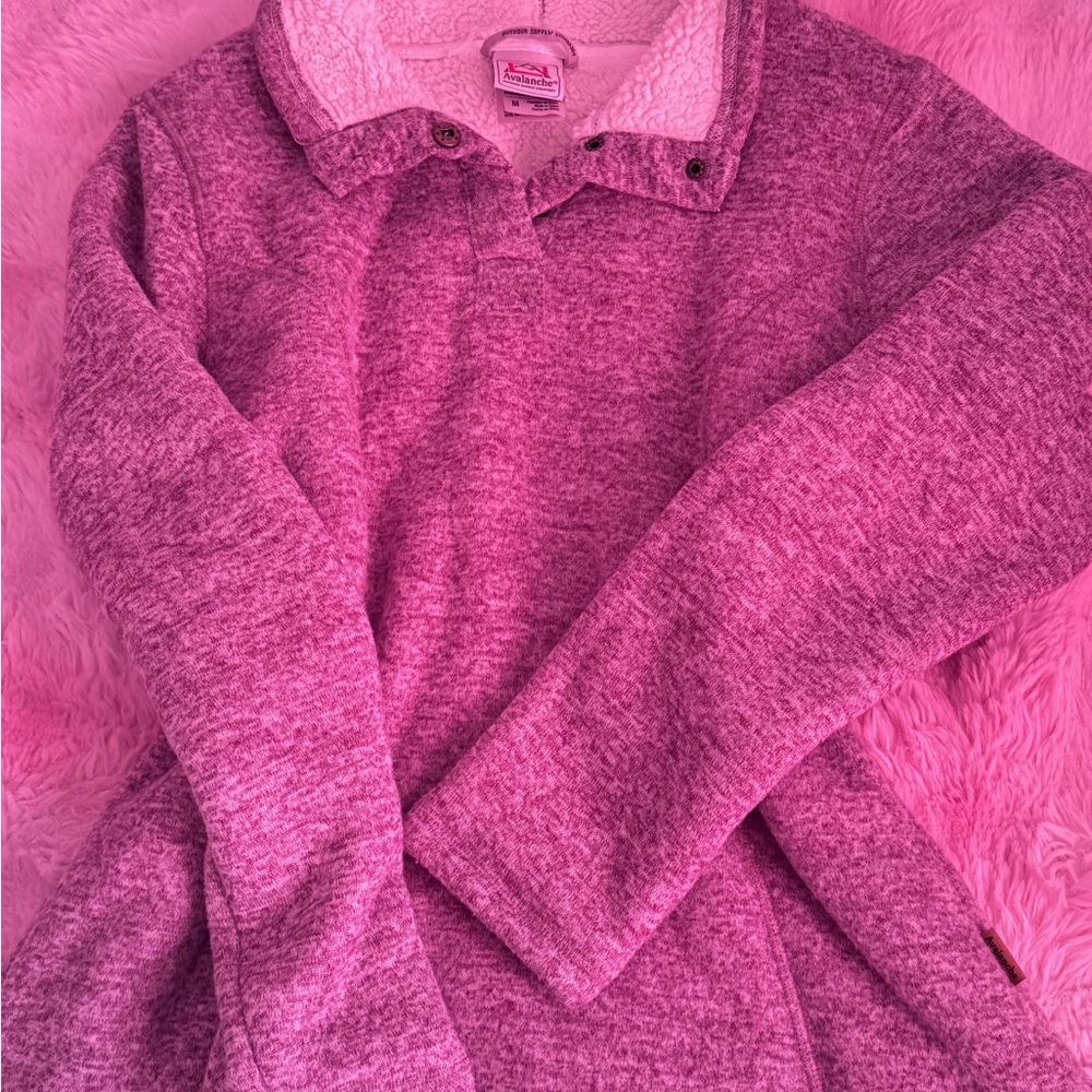 Avalanche grey Fleece Pullover